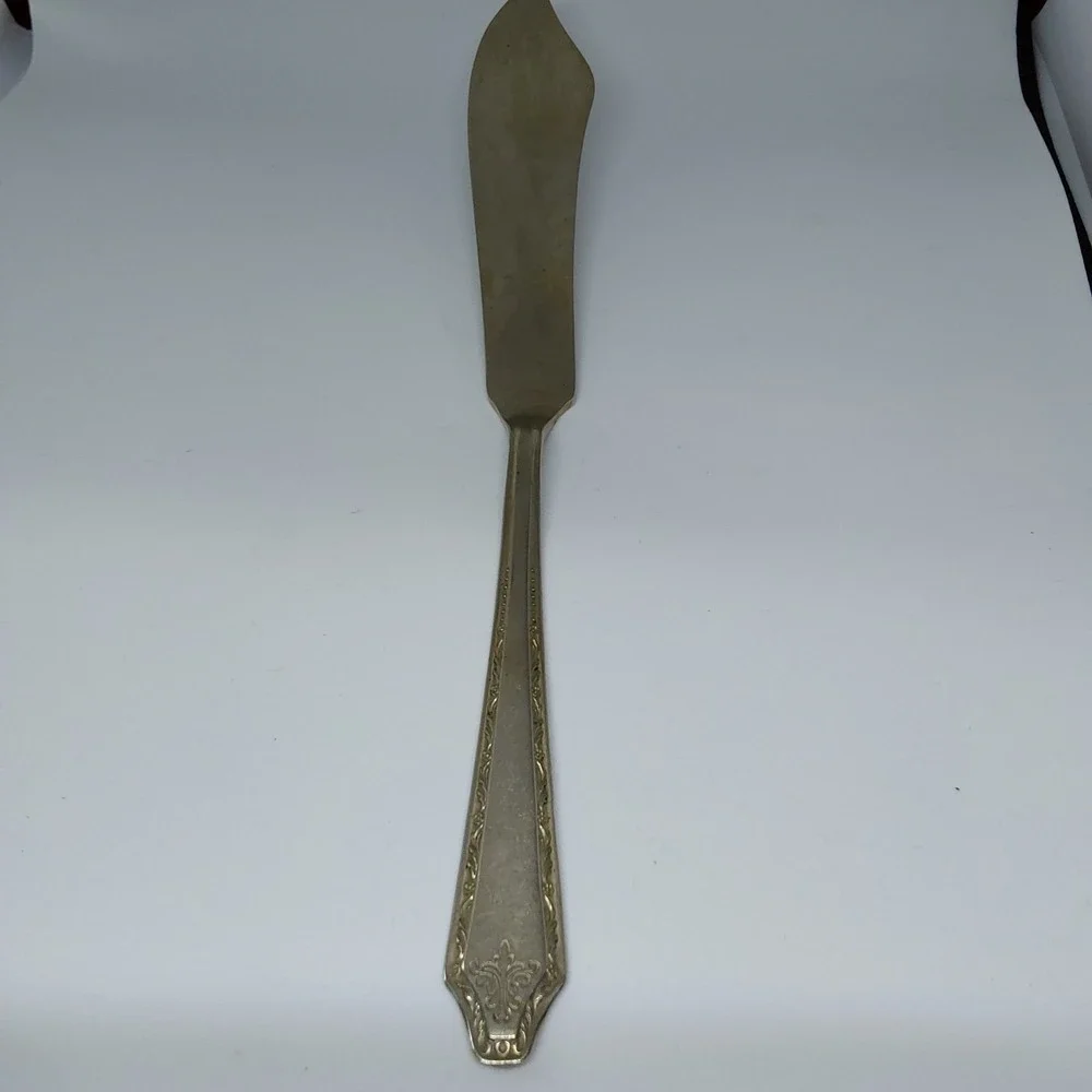 Oneida Wm‎ A Rogers Nickle Silver - ALDEN, 1931 - Butter Spreader
